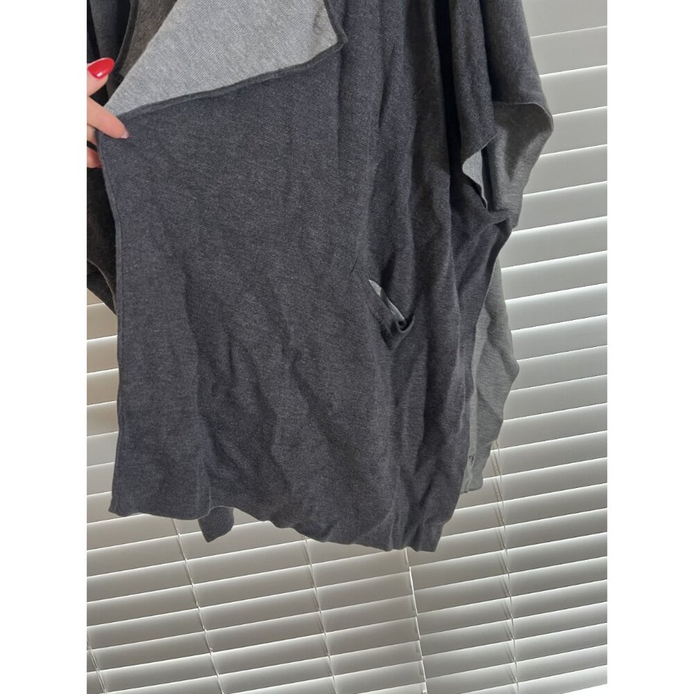 Lululemon After Asana Wrap Open Front Charcoal Gr… - image 2